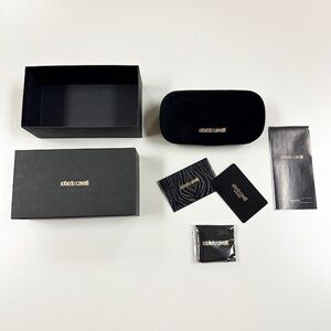 Roberto Cavalli Sunglass Case and Box Large - NEW